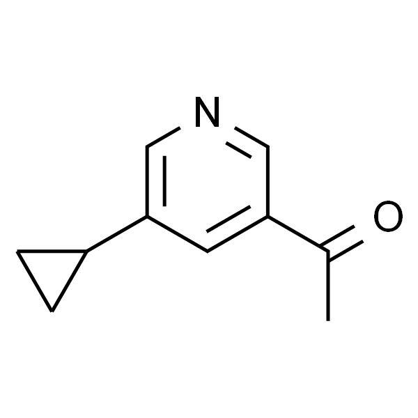1-(5-环丙基吡啶-3-基)乙酮