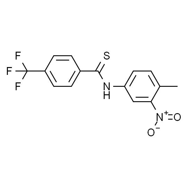 N-(4-甲基-3-硝基苯基)-4-(三氟甲基)苯甲硫代酰胺
