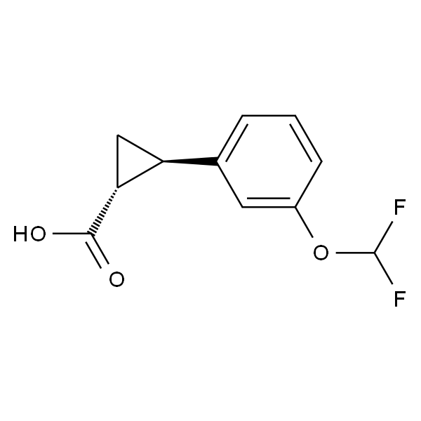 反式-2-（3-（二氟甲氧基）苯基）环丙烷-1-羧酸