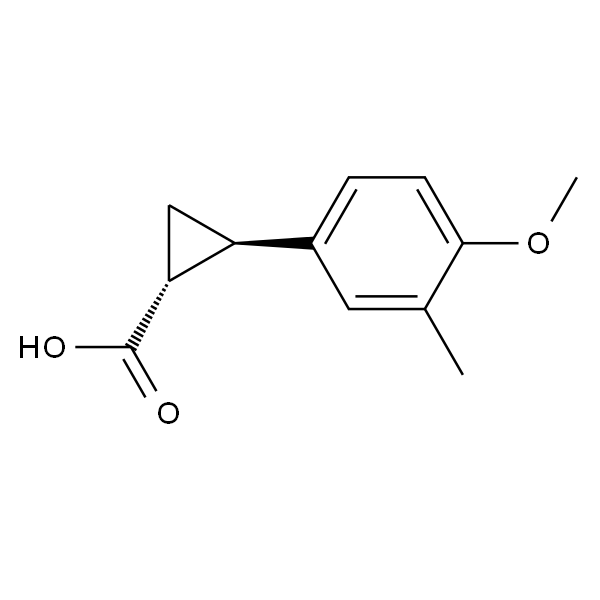 反式-2-（4-甲氧基-3-甲基苯基）环丙烷-1-羧酸