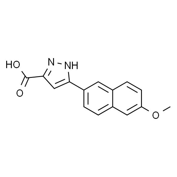 5-(6-甲氧基萘-2-基)-1H-吡唑-3-羧酸
