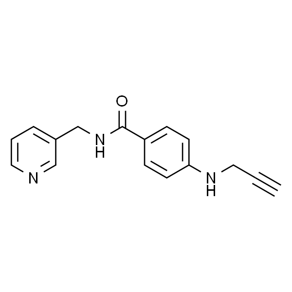 4-(prop-2-ynylamino)-N-(pyridin-3-ylmethyl)benzamide