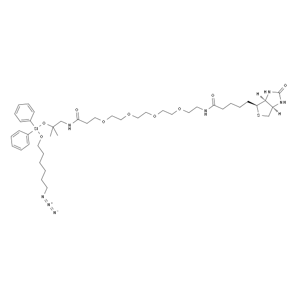 Biotin-PEG4-amino-t-Bu-DADPS-C6-azide