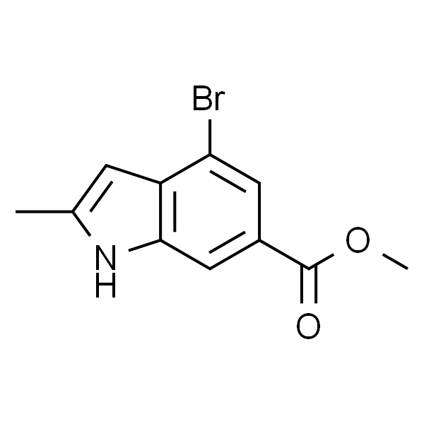 4-溴-2-甲基-1H-吲哚-6-羧酸甲酯