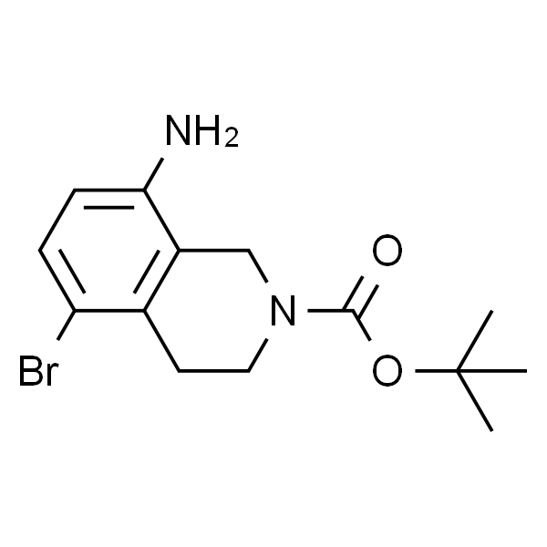 2-Boc-5-溴-1，2，3，4-四氢异喹啉-8-胺