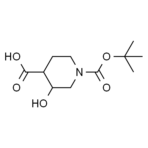 1-(叔丁氧羰基)-3-羟基哌啶-4-羧酸