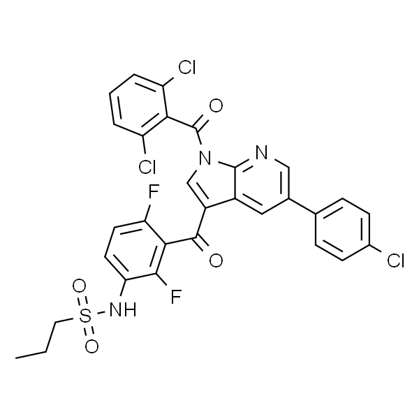1-Propanesulfonamide, N-[3-[[5-(4-chlorophenyl)-1-(2,6-dichlorobenzoyl)-1H-pyrrolo[2,3-b]pyridin-3-yl]carbonyl]-2,4-difluorophen