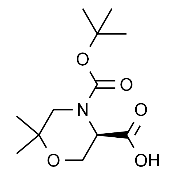 (R)-4-(叔丁氧羰基)-6,6-二甲基吗啉-3-羧酸