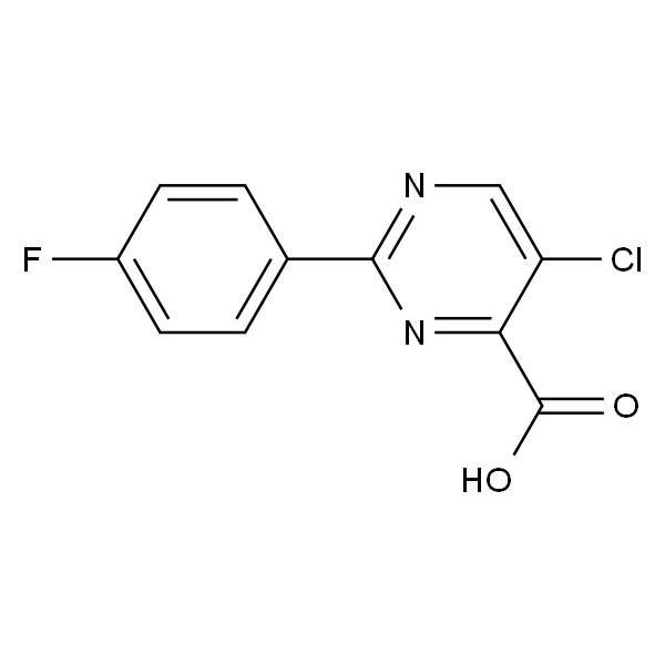 5-氯-2-(4-氟苯基)嘧啶-4-羧酸