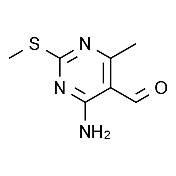 4-氨基-6-甲基-2-(甲硫基)嘧啶-5-甲醛