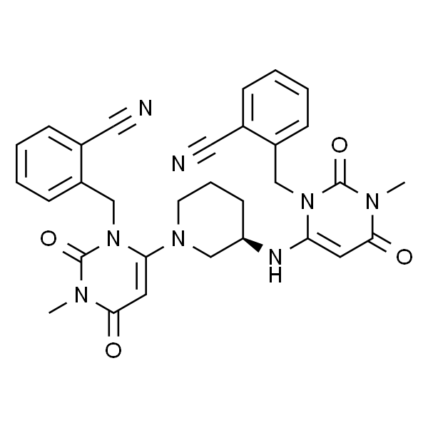 (R)-2-((6-(3-((3-(2-cyanobenzyl)-1-methyl-2,6-dioxo-1,2,3,6-tetrahydropyrimidin-4-yl)amino)piperidin-1-yl)-3-methyl-2,4-dioxo-3,