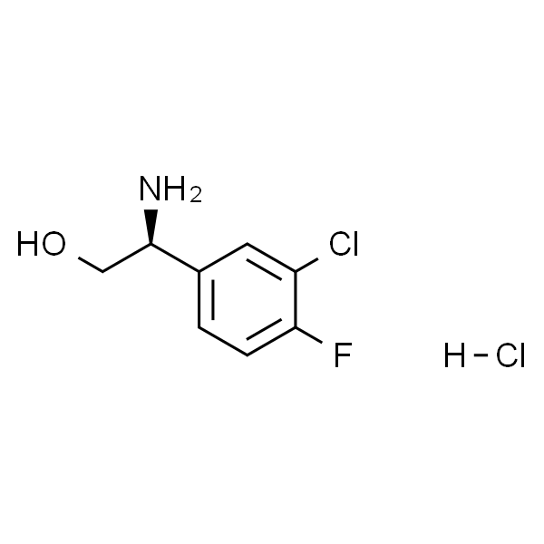 (S)-2-氨基-2-(3-氯-4-氟苯基)乙醇盐酸盐
