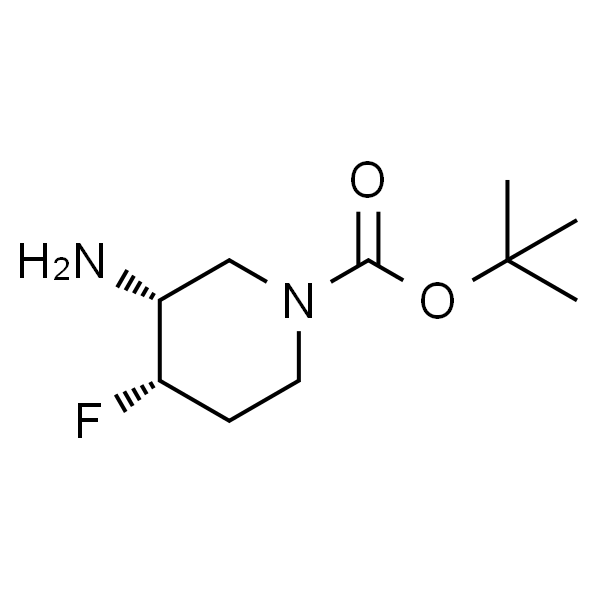 (3R,4S)-rel-3-氨基-4-氟哌啶-1-羧酸叔丁酯