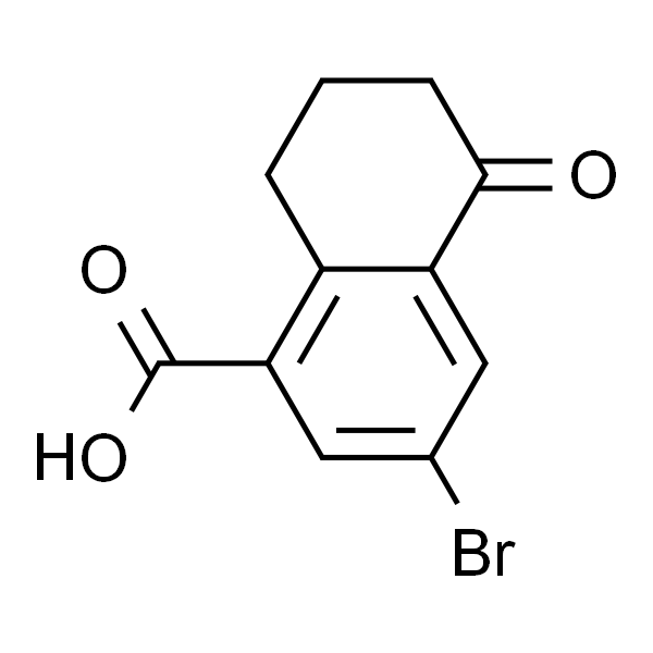 3-溴-5-氧代-5,6,7,8-四氢化萘-1-羧酸