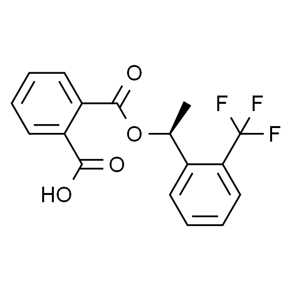 (S)-2-((1-(2-(trifluoromethyl)phenyl)ethoxy)carbonyl)benzoic acid