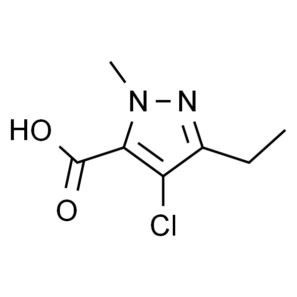 1-甲基-3-乙基-4-氯-5-吡唑甲酸