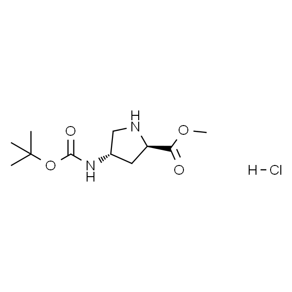 (2R,4S)-4-Boc-氨基吡咯烷-2-羧酸甲酯盐酸盐