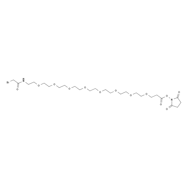 NHS-PEG8-amide-Br