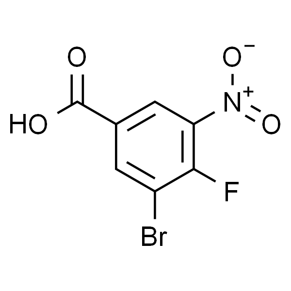 3-溴-4-氟-5-硝基苯甲酸