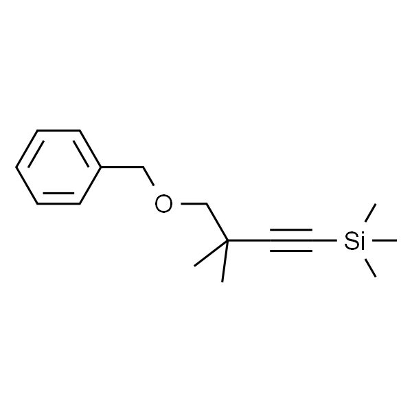 Benzene, [[[2,2-dimethyl-4-(trimethylsilyl)-3-butyn-1-yl]oxy]methyl]-