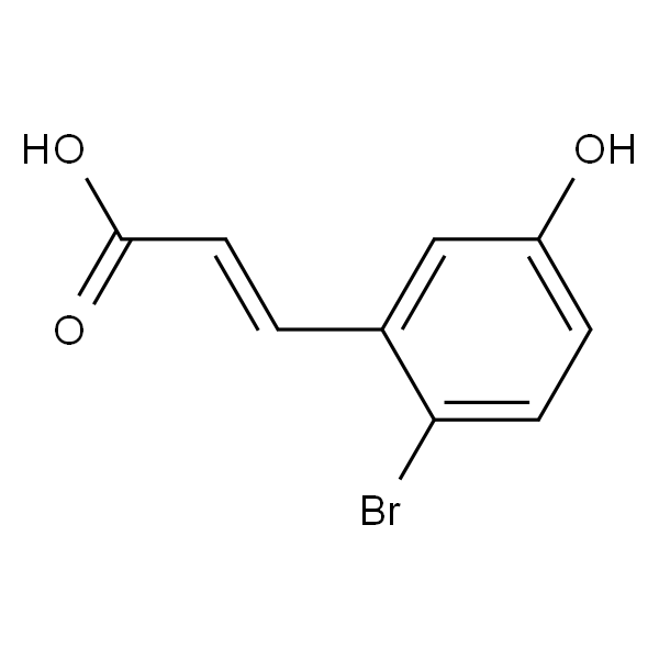 3-(2-溴-5-羟基苯基)丙烯酸