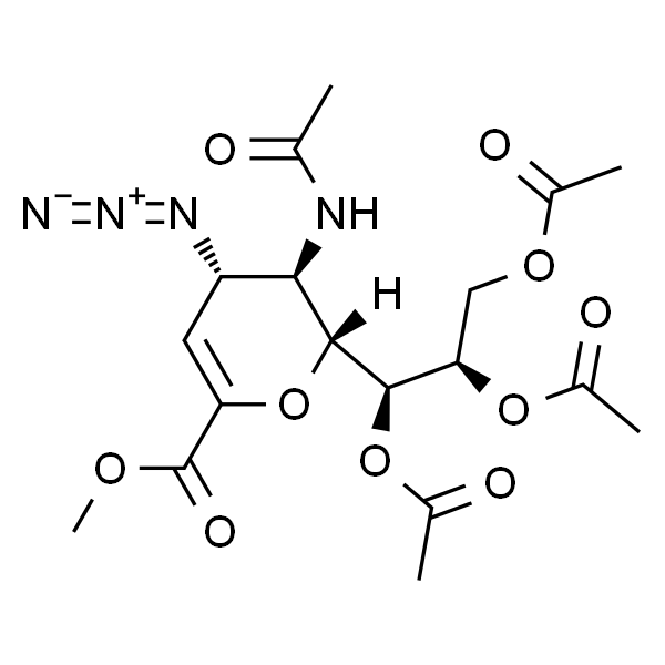 (1S,2R)-1-((2R,3R,4S)-3-乙酰氨基-4-叠氮基-6-(甲氧基羰基)-3,4-二氢-2H-吡喃-2-基)丙烷-1,2,3-三乙酸三乙酯