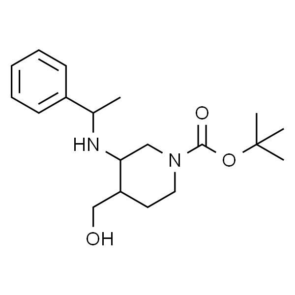 1-Boc-3-(1-苯基乙基氨基)-4-哌啶甲醇