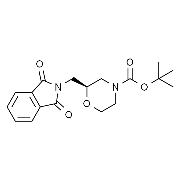4-Morpholinecarboxylic acid, 2-[(1,3-dihydro-1,3-dioxo-2H-isoindol-2-yl)methyl]-, 1,1-dimethylethyl ester, (2S)-