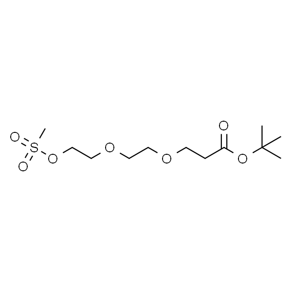 Ms-PEG2-C2-Boc