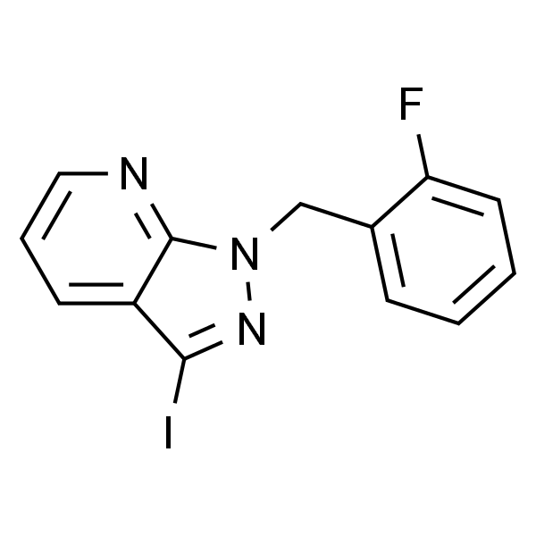 1-(2-Fluorobenzyl)-3-iodo-1H-pyrazolo[3,4-b]pyridine