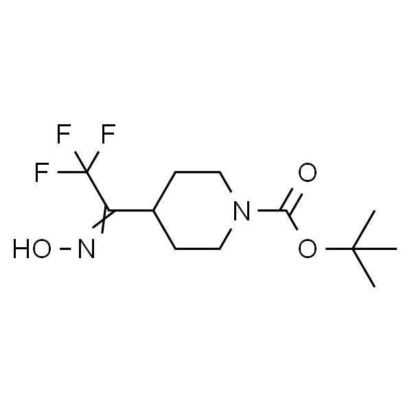 tert-butyl 4-(2,2,2-trifluoro-1-(hydroxyimino)ethyl)piperidine-1-carboxylate