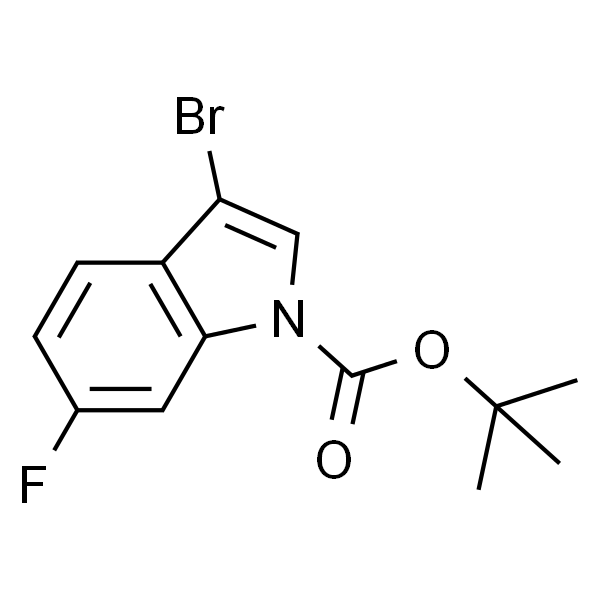 1-Boc-3-溴-6-氟吲哚