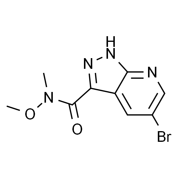 5-溴-N-甲氧基-N-甲基-1H-吡唑并[3,4-b]吡啶-3-甲酰胺
