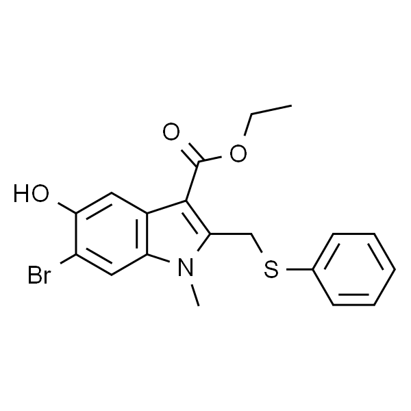 6-溴-5-羟基-1-甲基-2-(苯基硫甲基)吲哚-3-甲酸乙酯