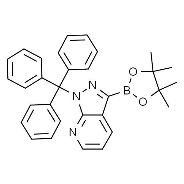 3-(4,4,5,5-四甲基-1,3,2-二氧硼杂环戊烷-2-基)-1-三苯甲基-1H-吡唑并[3,4-b]吡啶