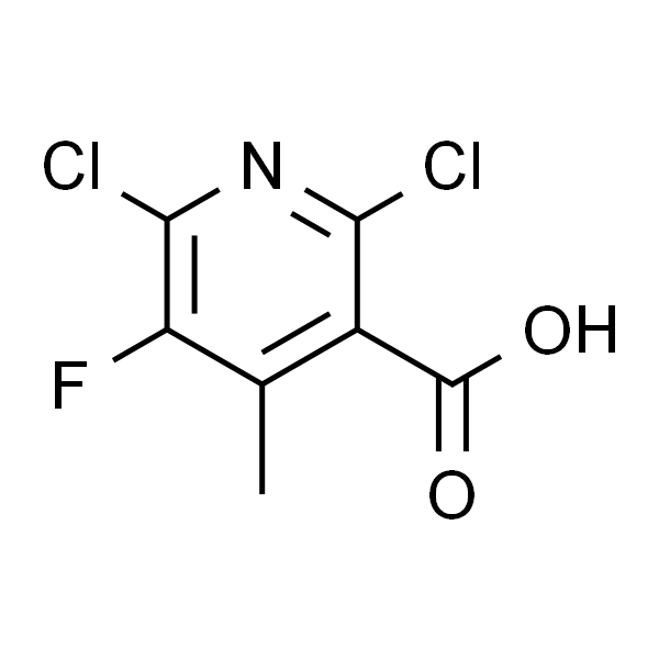 2,6-二氯-5-氟-4-甲基-3-吡啶羧酸