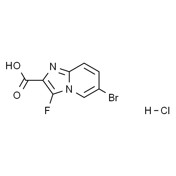 6-溴-3-氟咪唑[1,2-a]吡啶-2-羧酸盐酸盐