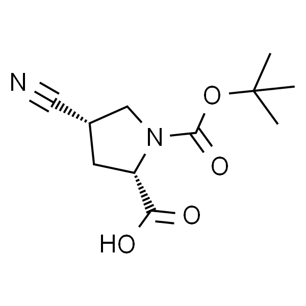 (2S,4S)-1-(叔丁氧基羰基)-4-氰基吡咯烷-2-羧酸