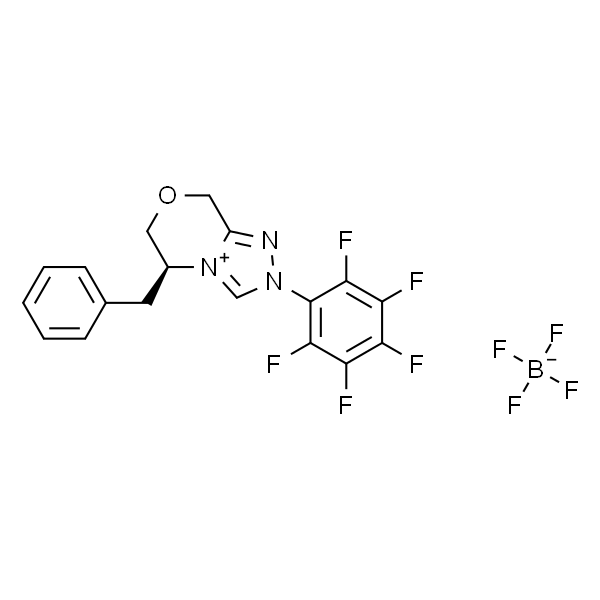 (S)-5-苄基-2-(全氟苯基)-2,5,6,8-四氢-[1,2,4]三唑并[3,4-c][1,4]恶嗪-4-鎓四氟硼酸盐