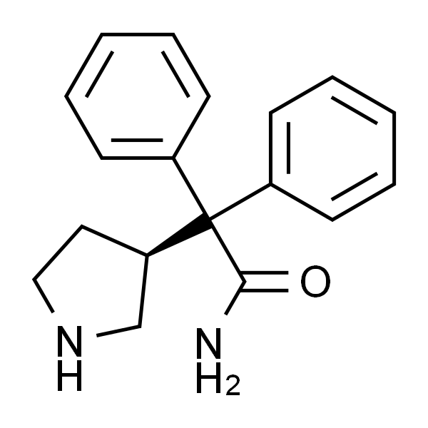 (S)-alpha，alpha-二苯-3-吡咯烷乙酰胺