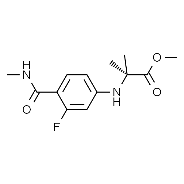 N-[3-Fluoro-4-[(methylamino)carbonyl]phenyl]-2-methylalanine Methyl Ester