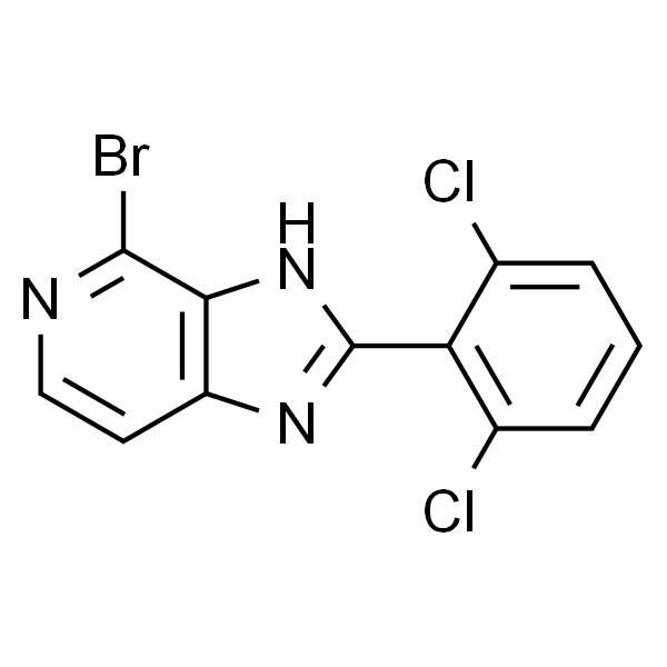 4-溴-2-(2,6-二氯苯基)-1H-咪唑并[4,5-c]吡啶