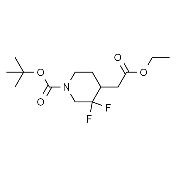benzyl 4-(2-ethoxy-2-oxoethyl)-3,3-difluoropiperidine-1-carboxylate