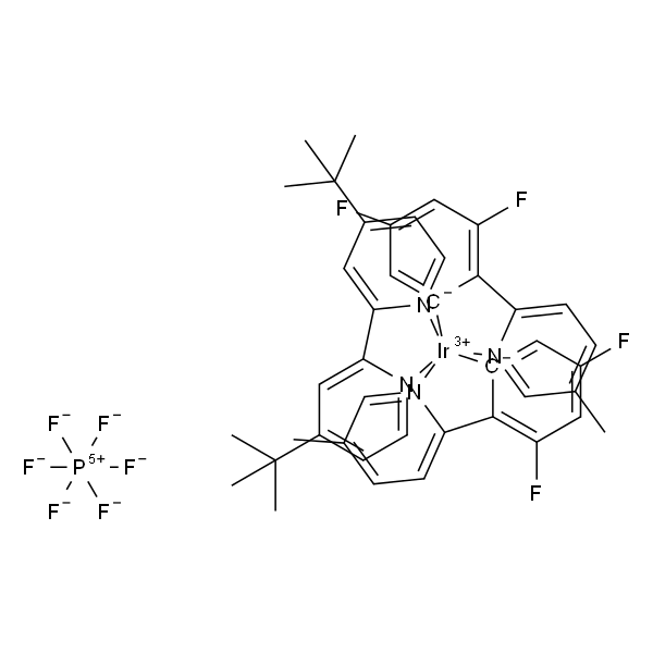 二[2-(2,4-二氟苯基)-5-甲基吡啶][2,2''-联(四叔丁基吡啶)]铱二(六氟磷酸)盐