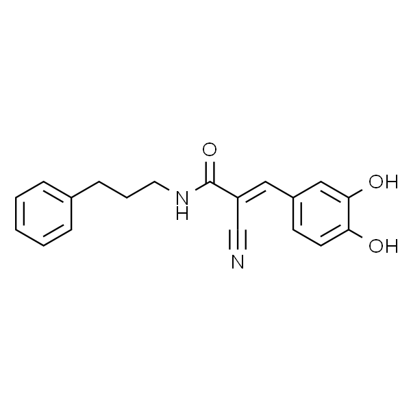 (E)-2-氰基-3-(3,4-二羟基苯基)-N-(3-苯基丙基)丙烯酰胺