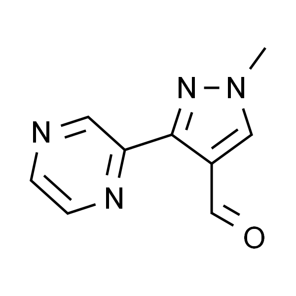1-甲基-3-(吡嗪-2-基)-1H-吡唑-4-甲醛