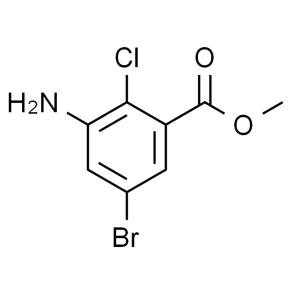 3-氨基-5-溴-2-氯苯甲酸甲酯