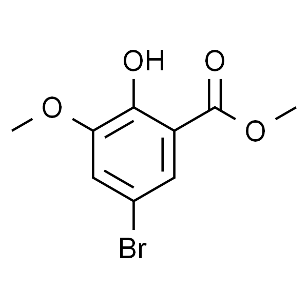 2-羟基-3-甲氧基-5-溴苯甲酸甲酯