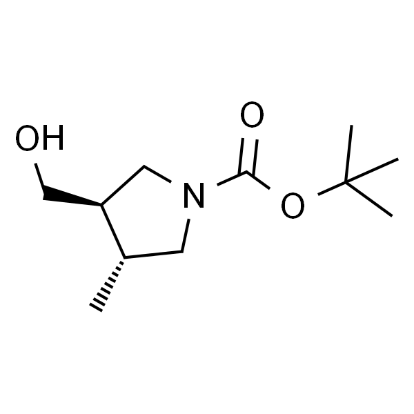反式-叔丁基 3-(羟基甲基)-4-甲基吡咯烷-1-羧酸