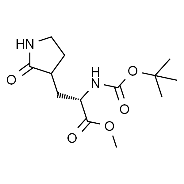 3-Pyrrolidinepropanoic acid, α-[[(1,1-dimethylethoxy)carbonyl]amino]-2-oxo-, methyl ester, (αS)-